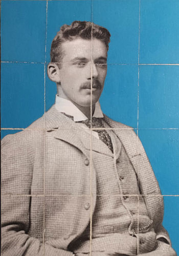 Quentins Cabinet, Sexy Portrait of Victorian Men Tweed Suit