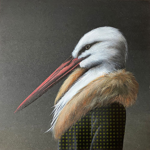 Astrid Köhler, Portrait eines Storches